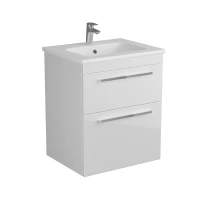 Тумба белый глянец 56,4 см Diborg Leonie 77.1223