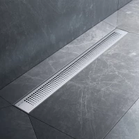 Душевой трап (лоток) Am.Pm PrimeFlow W02SC-P11-070-01SB 69,4 см, с решеткой, перфорированный, матовый хром