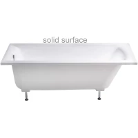 Ванна из литьевого мрамора Astra-Form Нью-Форм Solid Surface 01010059 170x70 см, белый матовый