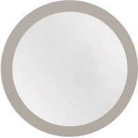 Зеркало La Fenice Terra FNC-02-TER-C-80 80x80 см, с LED-подсветкой, сенсорным выключателем, бежевый матовый