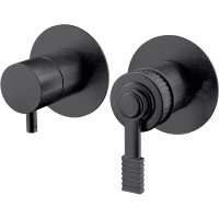 Смеситель для ванны Remer Atelier AL93ZPCFP встраиваемый, черный хром матовый