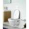 Унитаз подвесной Gustavsberg Hygienic Flush 5G84HR01 безободковый, с сиденьем микролифт, белый - 4