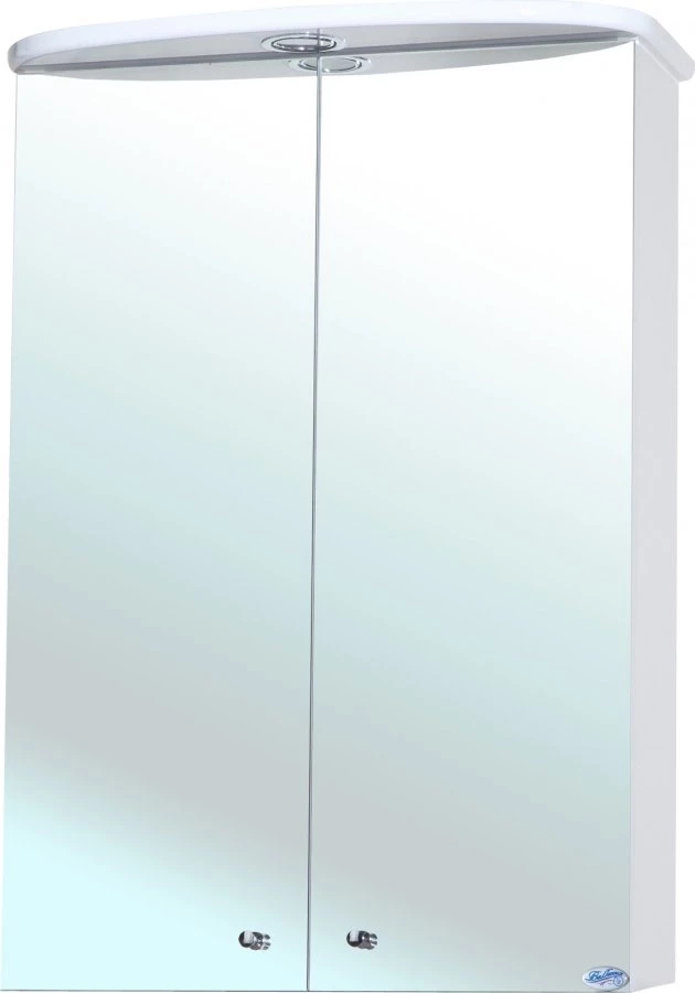 Зеркальный шкаф 52x74 см белый глянец Bellezza Мимоза 4613006000002