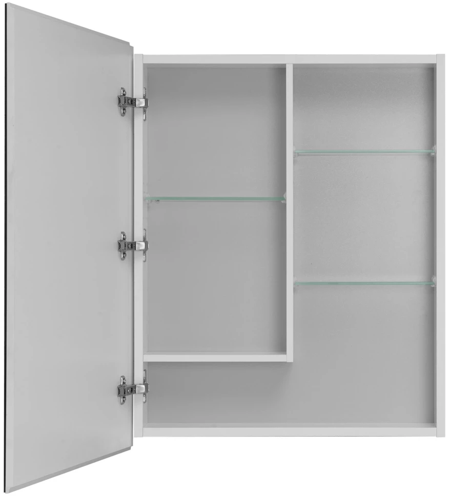 Зеркальный шкаф 59,8x75 см белый глянец L/R Акватон Лондри 1A278502LH010 - фото 3