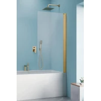 Шторка на ванну Radaway Nes Gold PNJ I 50 Right 10011050-09-01R 50 см R, профиль золотой, стекло прозрачное