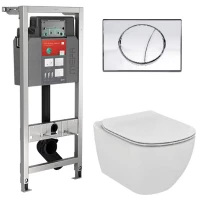 Комплект подвесной унитаз Ideal Standard Tesi T007901 + T352701 + система инсталляции Mepa 512318