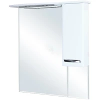 Зеркальный шкаф 88x100,4 см белый глянец R Bellezza Балтика 4618915001010