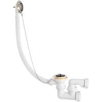 Слив-перелив для ванны Wirquin 30718059 пробчатый, хром