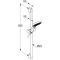 Душевой гарнитур Kludi Dive X 3S 6963005-00 3 режима, хром Душевой гарнитур Kludi Dive X 3S 6963005-00 3 режима, хром - 2