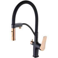 Смеситель для кухни с подключением к фильтру Lemark Bronx LM3761BLR