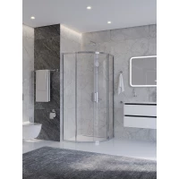 Душевой уголок Cezares Plane PLANE-R-2-90-C-CR 90x90 см, профиль хром, стекло прозрачное