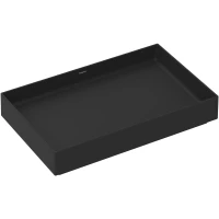 Раковина-чаша Hansgrohe Xuniva Evo E 60326670 65x40 см, накладная, черный матовый