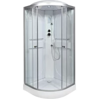 Душевая кабина 90x90x215 см Deto L609EL прозрачное