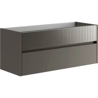 Тумба под раковину Onsen Niwa Charcoal Grey 71-BP-120-M23-V23 119,5 см, подвесная, угольно-серый матовый