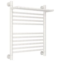 Полотенцесушитель водяной 600x500 античное белое золото Сунержа Богема с полкой+ 10-0223-6050