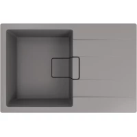 Кухонная мойка Florentina Ривьера 780 20.480.C0780.307 78x51 см, серый шелк