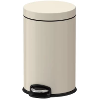 Мусорное ведро WeltWasser Erfie BG 10000001971 8л, с педалью, бежевый матовый