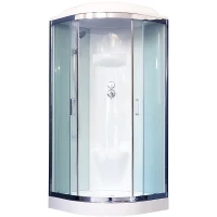 Душевая кабина 100x100x217 см Royal Bath RB100HK6-WT-CH прозрачное RB100HK6-WT-CH