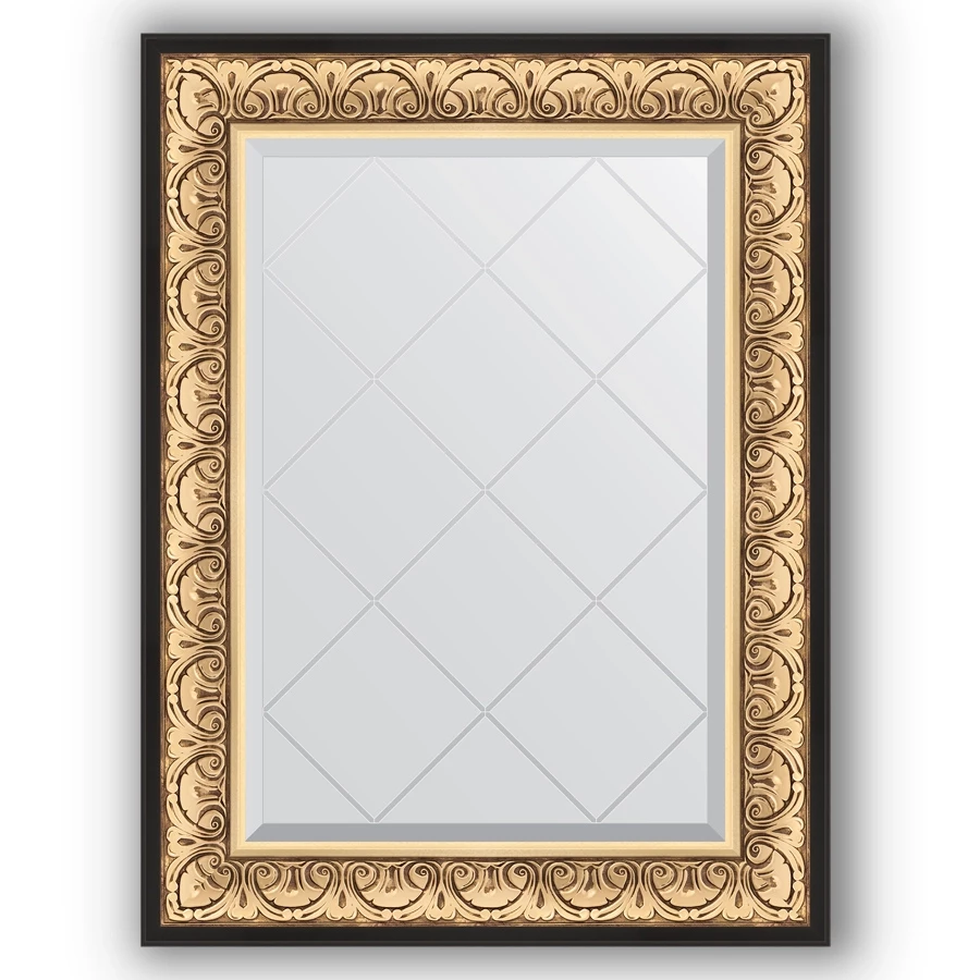 Зеркало 70x92 см барокко золото Evoform Exclusive-G BY 4122 4122 погремушка зузу