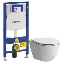 Комплект подвесной унитаз Laufen Pro 8.2096.6.000.000.1 + 8.9896.6.000.000.1 + система инсталляции Geberit 111.300.00.5