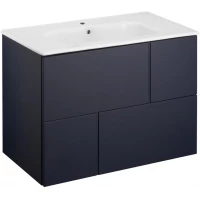 Тумба под раковину Roca Pilar A857669521 78,6 см, подвесная, синий матовый