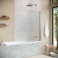 Шторка на ванну Vegas Glass EV NOVO 76 04 02 R 76 см R, профиль никель матовый, стекло шиншилла