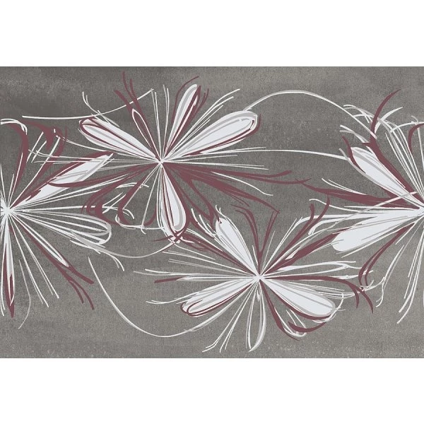 Декор Azori Sonnet Grey Flower 20,1x50,5 бордюр azori sonnet beige flower 6 2x50 5