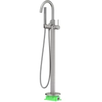 Смеситель напольный для ванны Timo Saona 2310/18Y-CR вороненая сталь