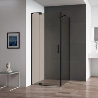 Душевой уголок 100-110x89,5 см Cezares SLIDER-AH-1-90-100/110-BR-NERO бронза