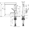 Смеситель для раковины с донным клапаном Hansgrohe Finoris 76060700 - 3