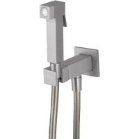 Гигиенический душ Remer Qubika Q64NPO со смесителем, никель матовый