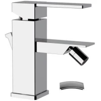 Смеситель для биде с донным клапаном Remer Qubika Q20