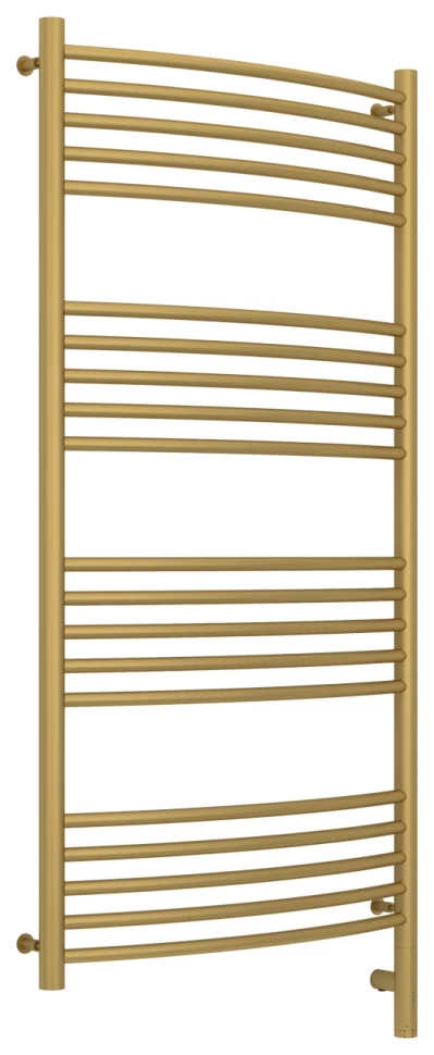 

Полотенцесушитель электрический 1200x600 золотой матовый МЭМ правый, перемычка выгнутая Сунержа Богема 3.0 032-5803-1260