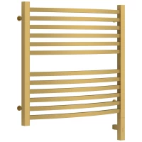 Полотенцесушитель электрический 600x600 золотой матовый МЭМ правый Сунержа Аркус 3.0 032-5705-6060