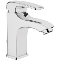 Смеситель для раковины Webert Kimono KI830102015 с донным клапаном, хром