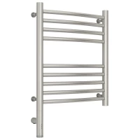 Полотенцесушитель электрический 500x400 сатин МЭМ левый, перемычка выгнутая Сунержа Богема 3.0 071-5802-5040