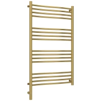 Полотенцесушитель электрический 1000x600 состаренная латунь МЭМ левый Сунержа Флюид 3.0 051-5820-1060