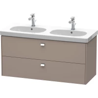 Тумба базальт матовый 117 см Duravit Brioso BR414801043