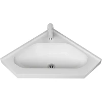 Раковина Stella Polar Сапфира SP-00001893 40,5x40,5 см, накладная, угловая, белый