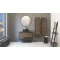 Комплект мебели древесный аттик/черный 90 см Jorno Steal Ste.01.90/P/Da + 0025403 + Ste.02.77/B - 1