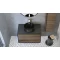 Комплект мебели древесный аттик/черный 90 см Jorno Steal Ste.01.90/P/Da + 0025403 + Ste.02.77/B - 8