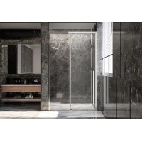 Душевая дверь 119 см Veconi Premium Trento PTD30-CH-120-01-C4 прозрачное