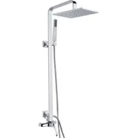 Душевая система Emmevi 7600281CR 250 мм, со смесителем, хром