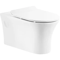 Унитаз подвесной BelBagno Ancona BB1224CHR-SM безободковый, белый