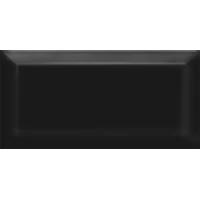 Плитка Kerama Marazzi Бланше чёрный грань 20х9,9 19041 N 