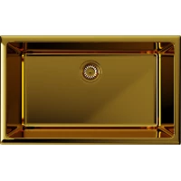 Кухонная мойка Omoikiri Natceramic Okinoshima 76-U/I-G Glossy 4993041 76x46 см, золотой