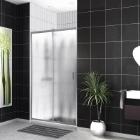 Душевая дверь BelBagno Uno UNO-195-BF-1-110-CH-CR 110 см, профиль хром, стекло шиншилла