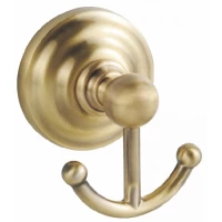 Крючок Fixsen Retro FX-83805 двойной, для ванны, бронза