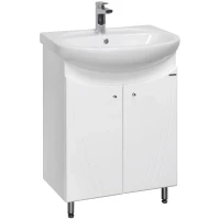 Тумба с раковиной белый глянец 66,5 см Акватон Минима 1A1042K1MN010