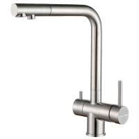 Смеситель для кухни с подключением к фильтру Paulmark Skalen Sk213020-SS